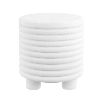 Evans 18" Minimalist Modern 3-Legged Drum Accent Table - JONATHAN Y